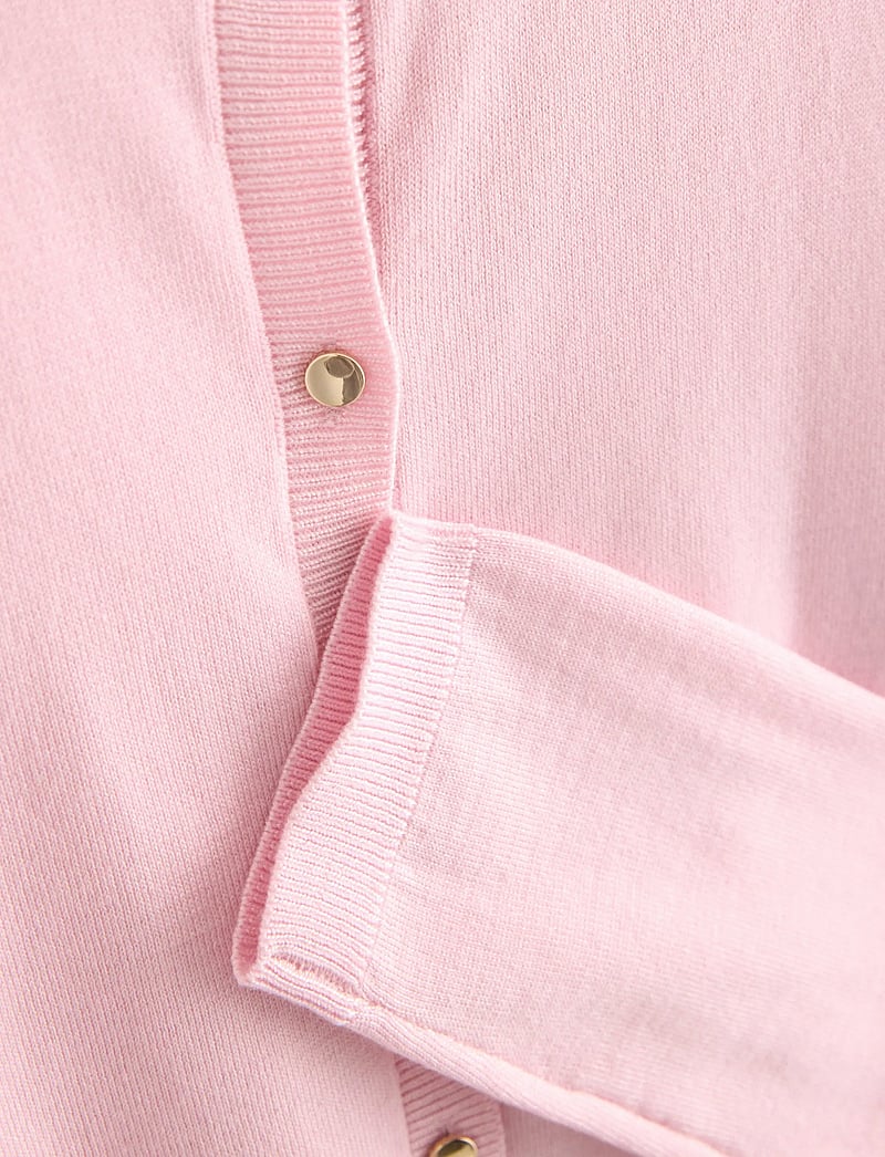 Lindex - Fine-knit cardigan - cardigans - light pink - 5