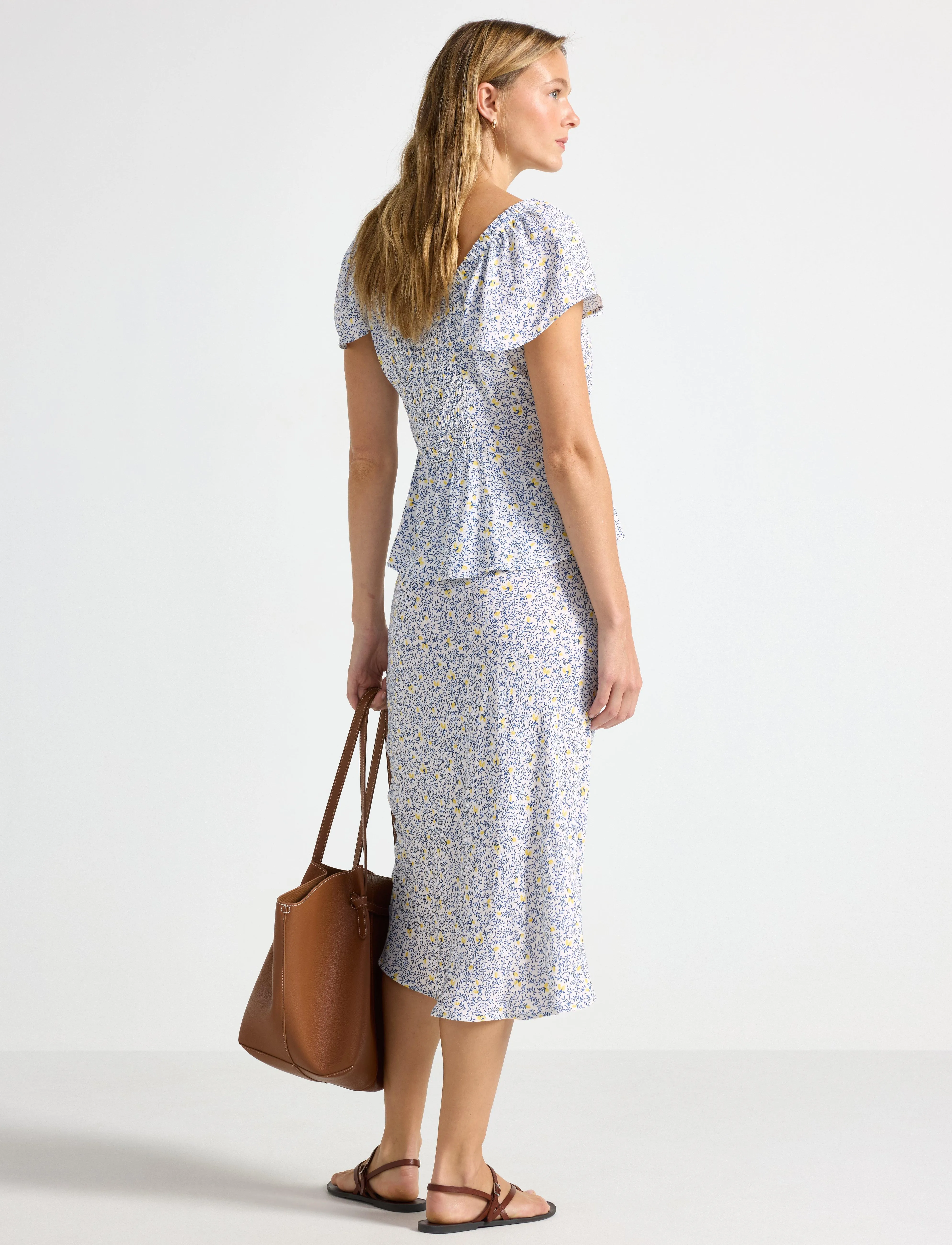 Lindex - Skirt Anja - light dusty white - 3