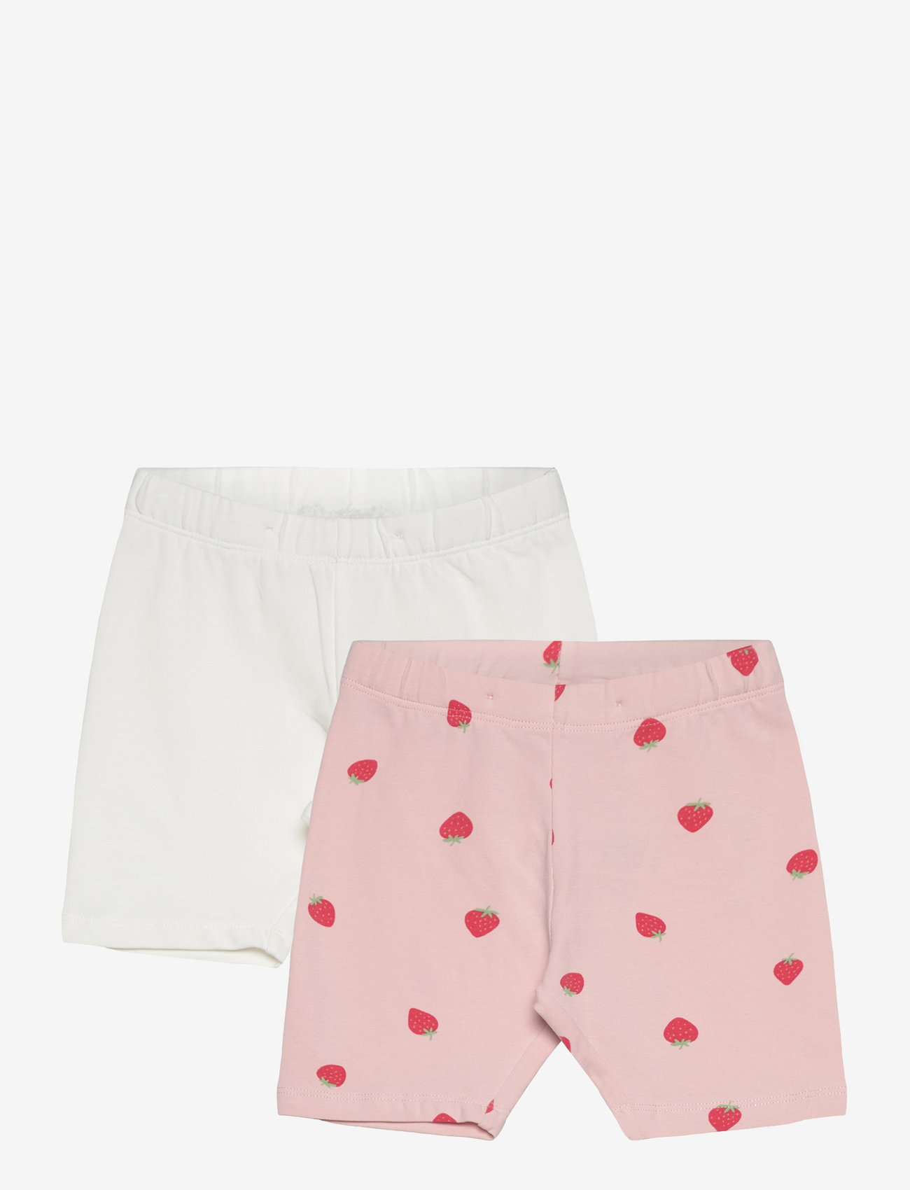 Lindex - Biker pants 2 pack - cykelbyxor - light dusty pink - 0