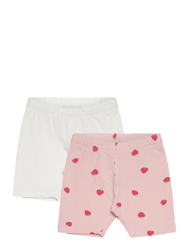 Lindex - Biker pants 2 pack - cykelbyxor - light dusty pink - 0