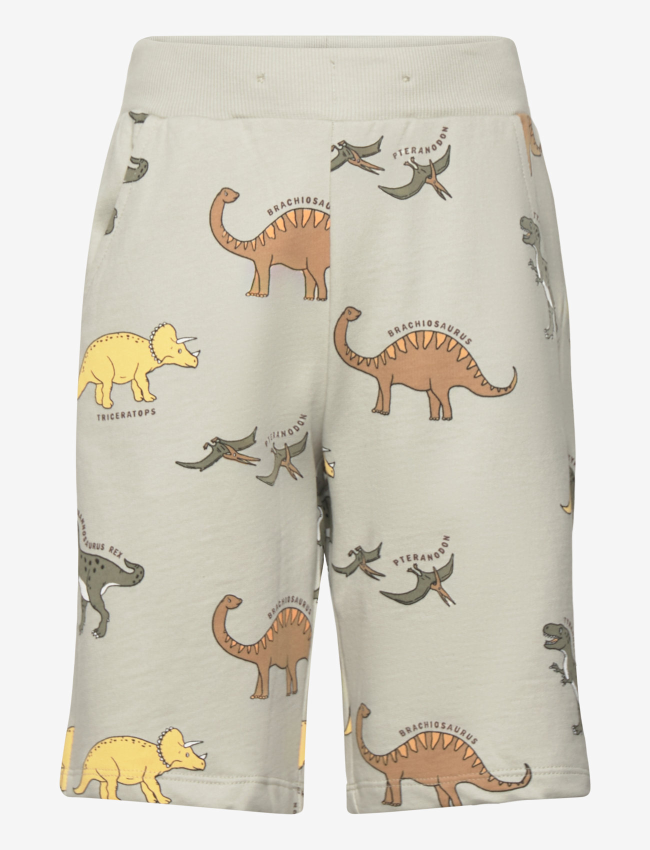 Lindex - Shorts dino aop - sweatshorts - light dusty green - 1