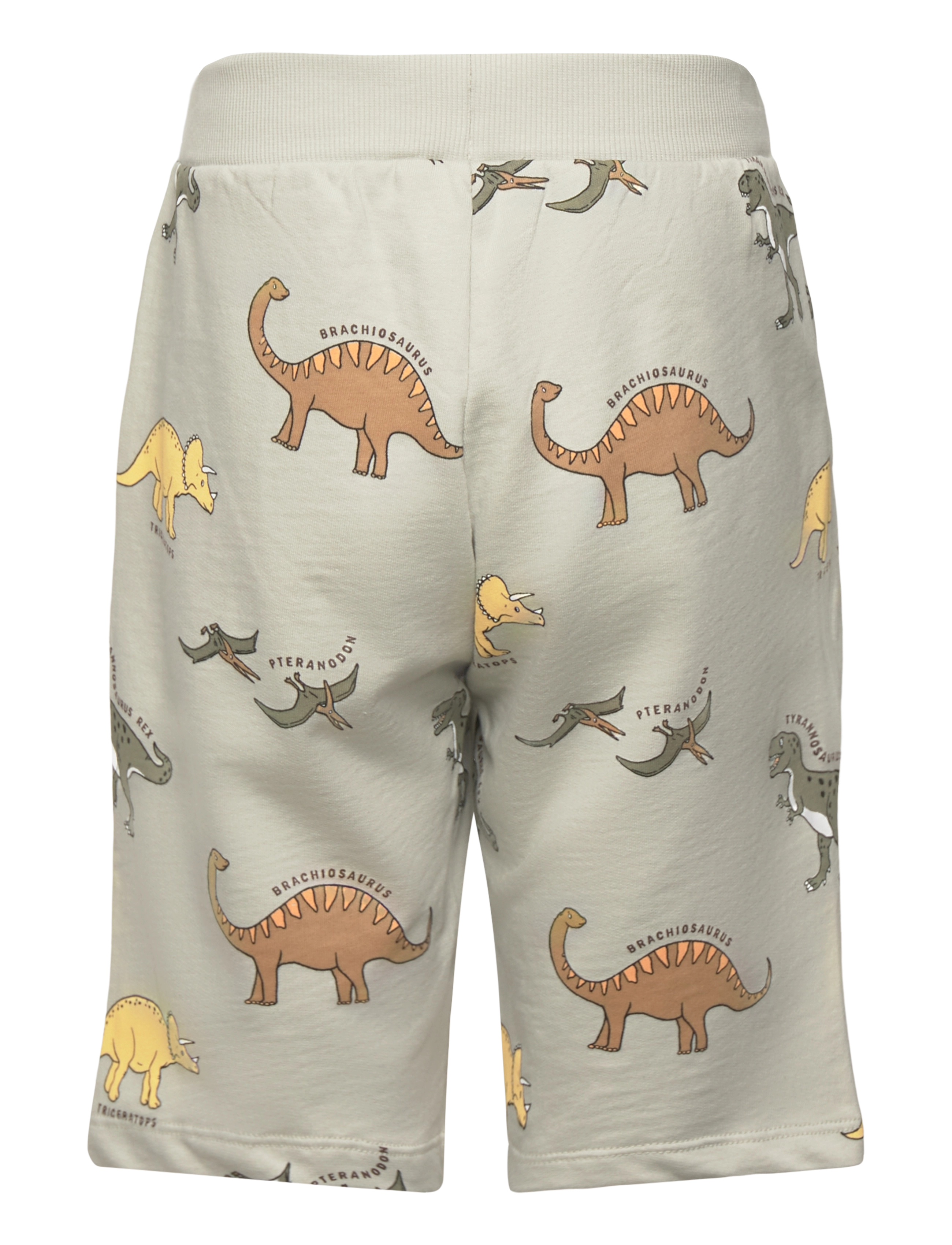 Lindex - Shorts dino aop - light dusty green - 2
