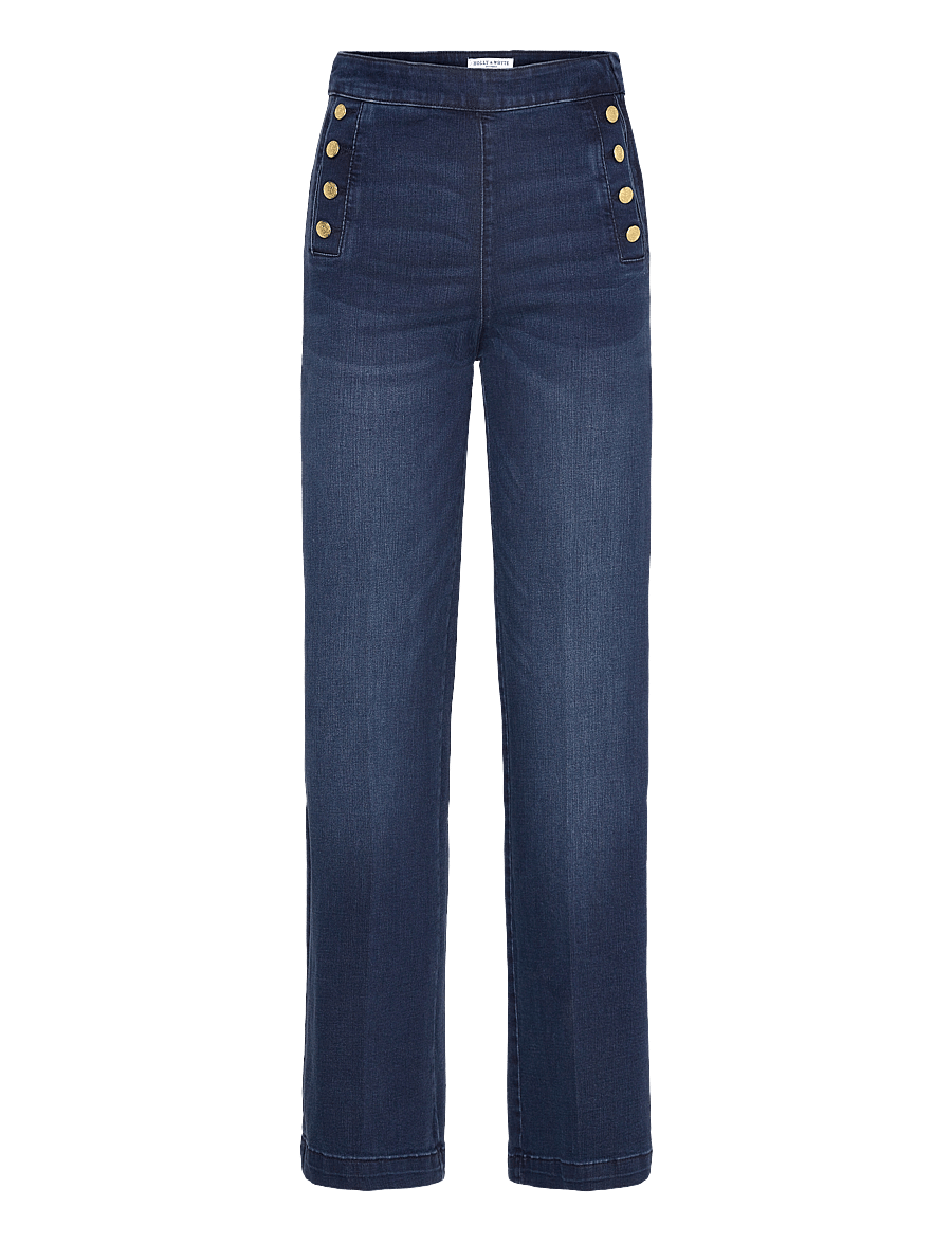 Lindex - Trousers Anais denim - gerade jeans - denim - 1