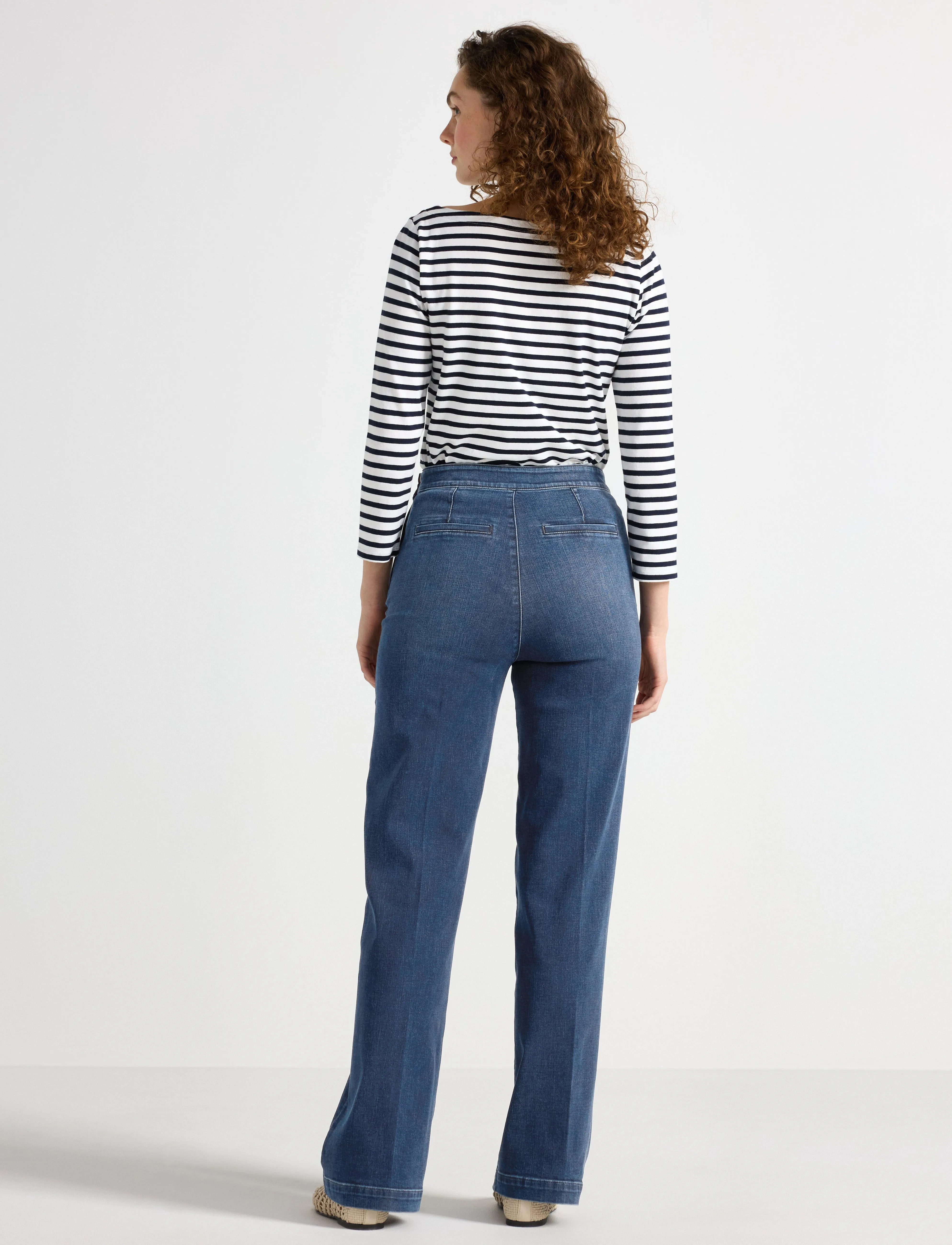 Lindex - Trousers Anais denim - denim - 3