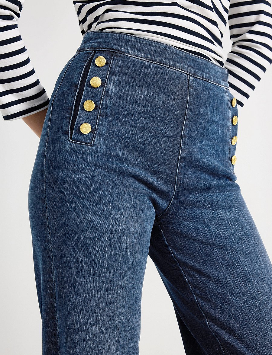 Lindex - Trousers Anais denim - gerade jeans - denim - 4