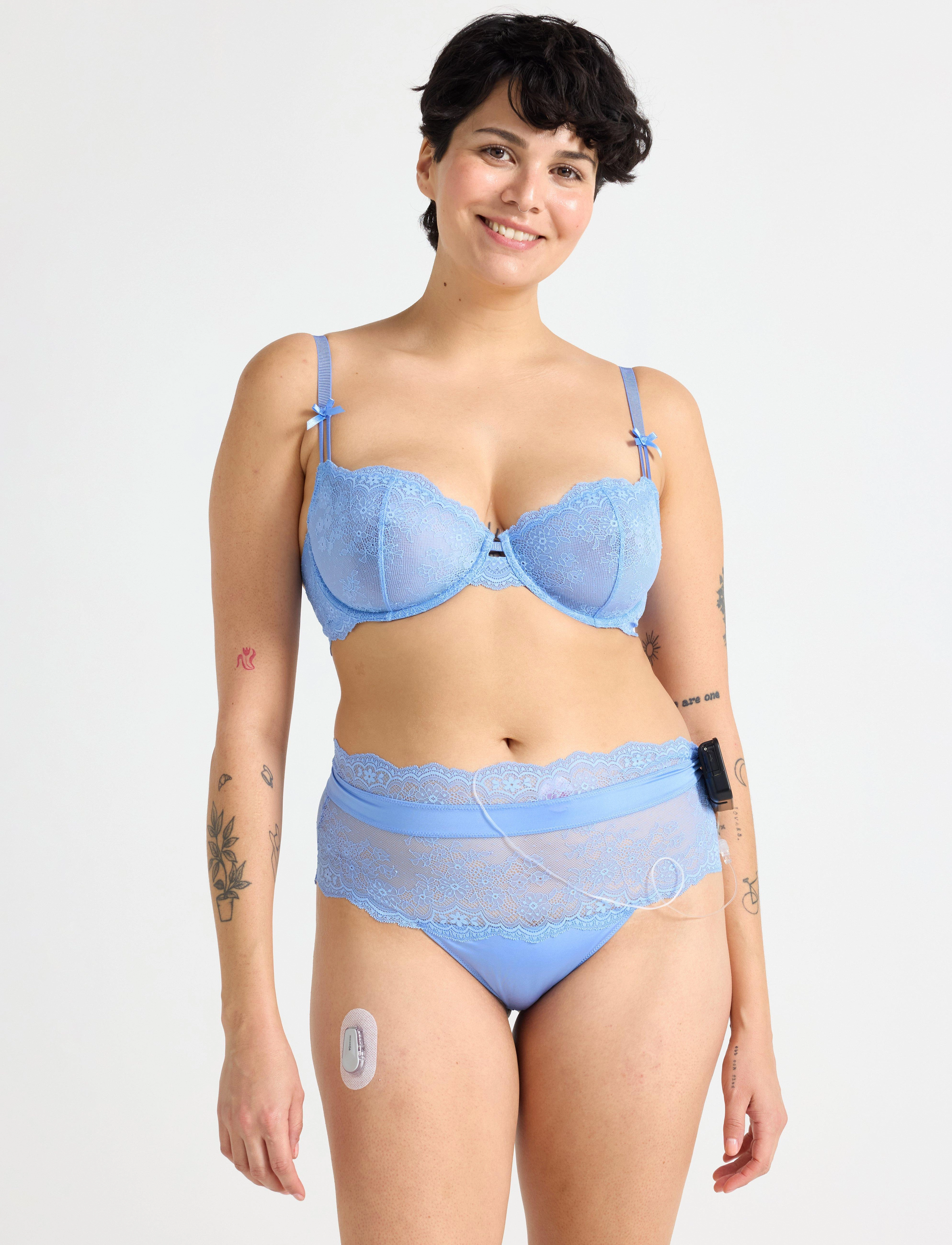 Lindex Brief Brazilian High Valerie - Trusser - BLUE / blue