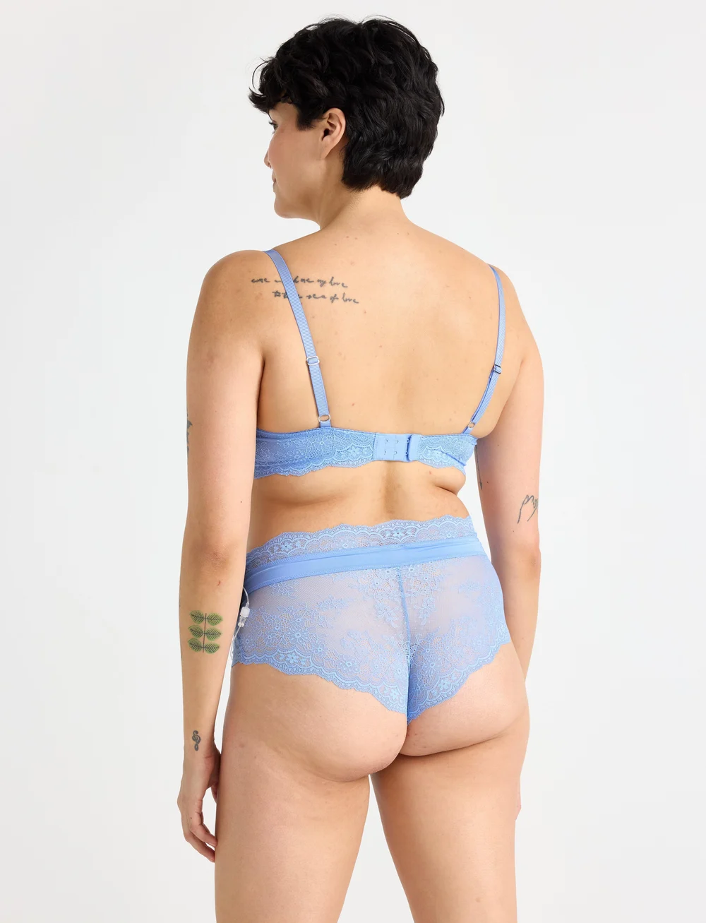 Lindex - Brief Brazilian High Valerie - brazilian slips - blue - 3