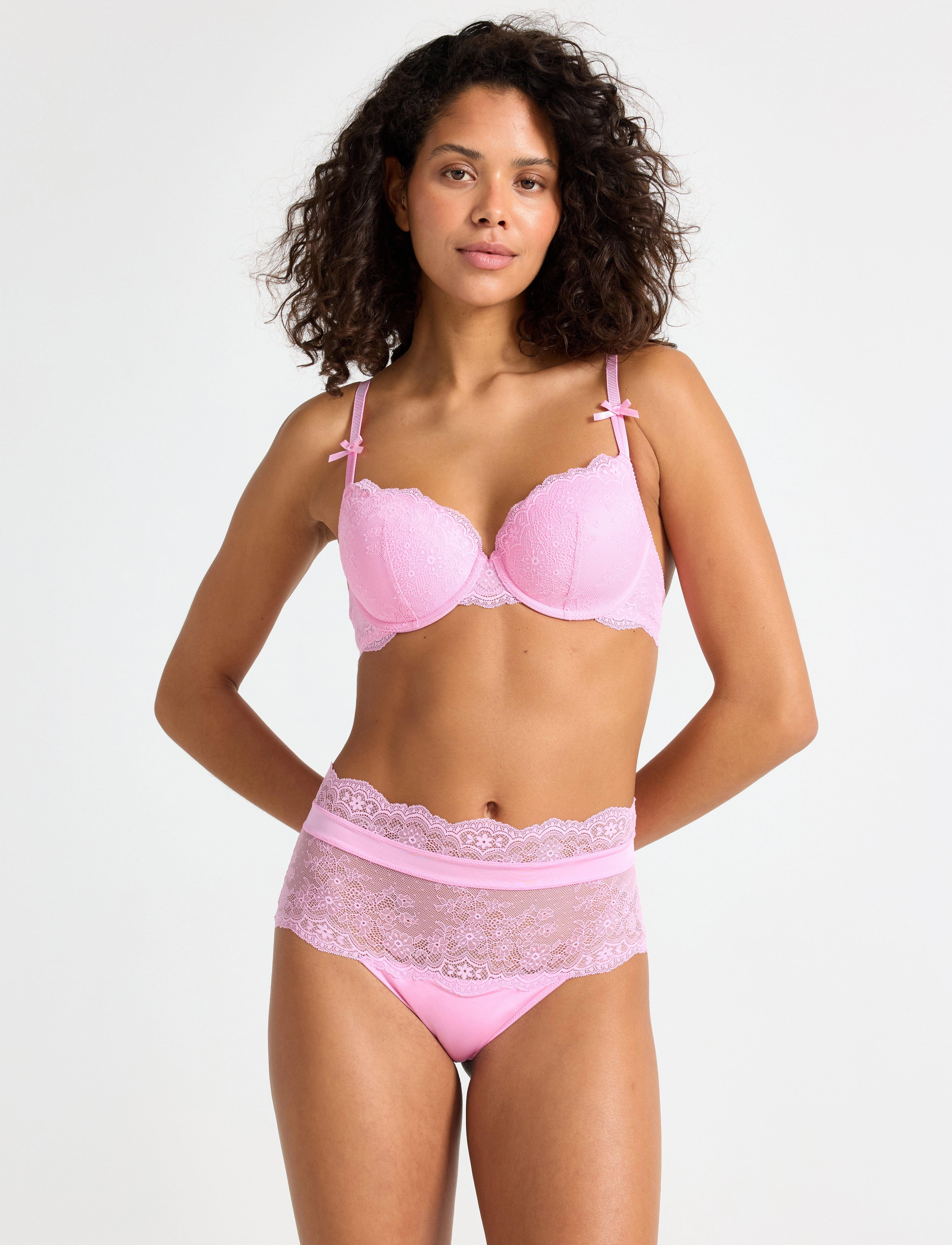 Lindex Brief Brazilian High Valerie - Trusser - LIGHT PINK / pink/rose