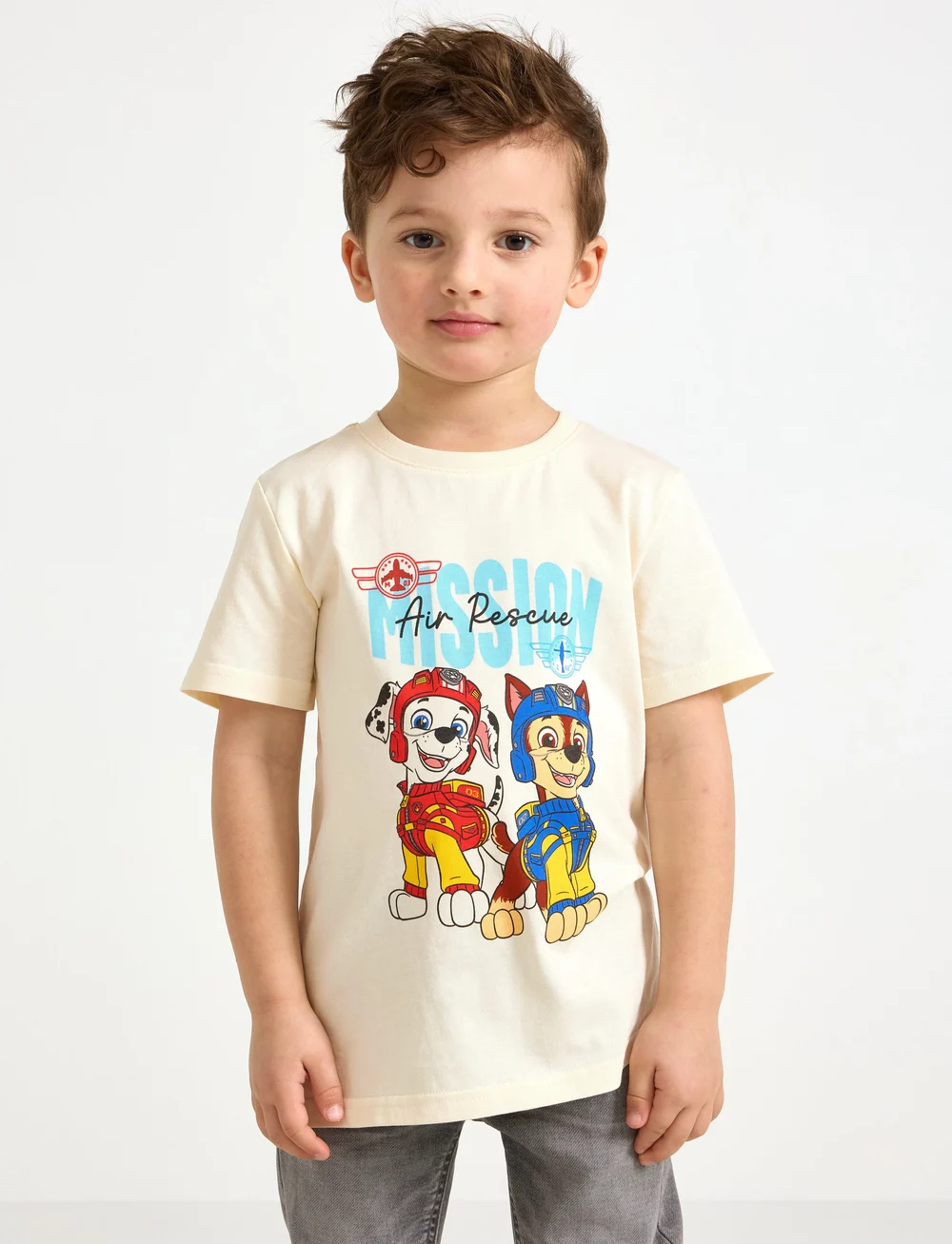 Lindex - Top SS Paw patrol - kurzärmelige - white - 0