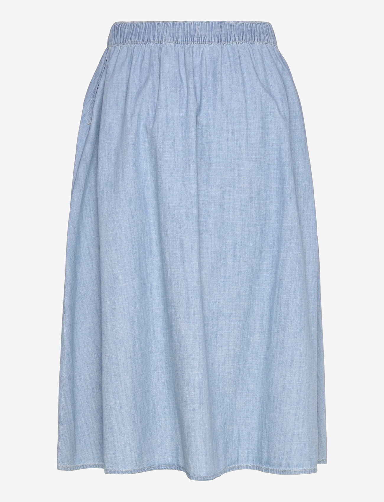 Lindex - Skirt Fiona Chambray - chambray blue - 2