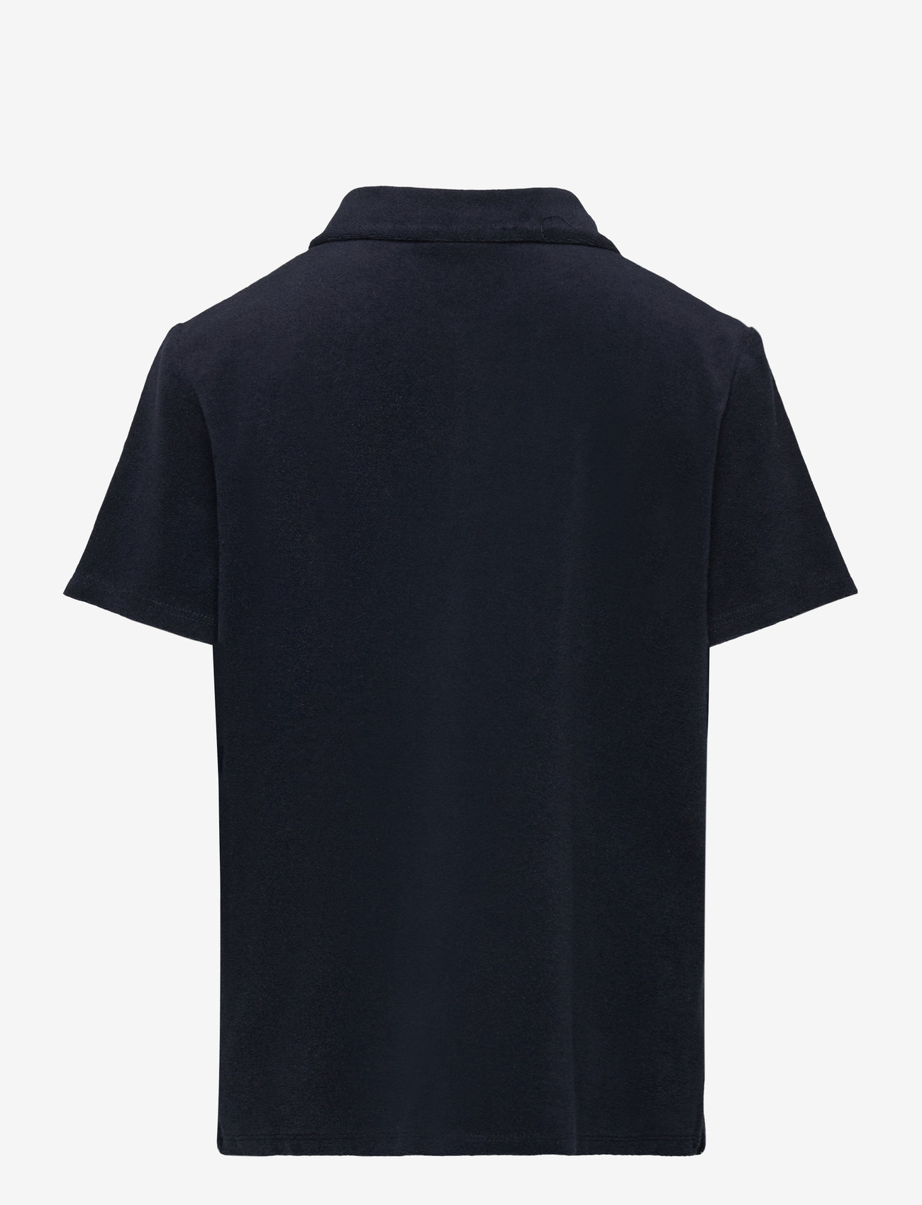 Lindex - Top collar terry - lühikeste varrukatega polod - dark navy - 1