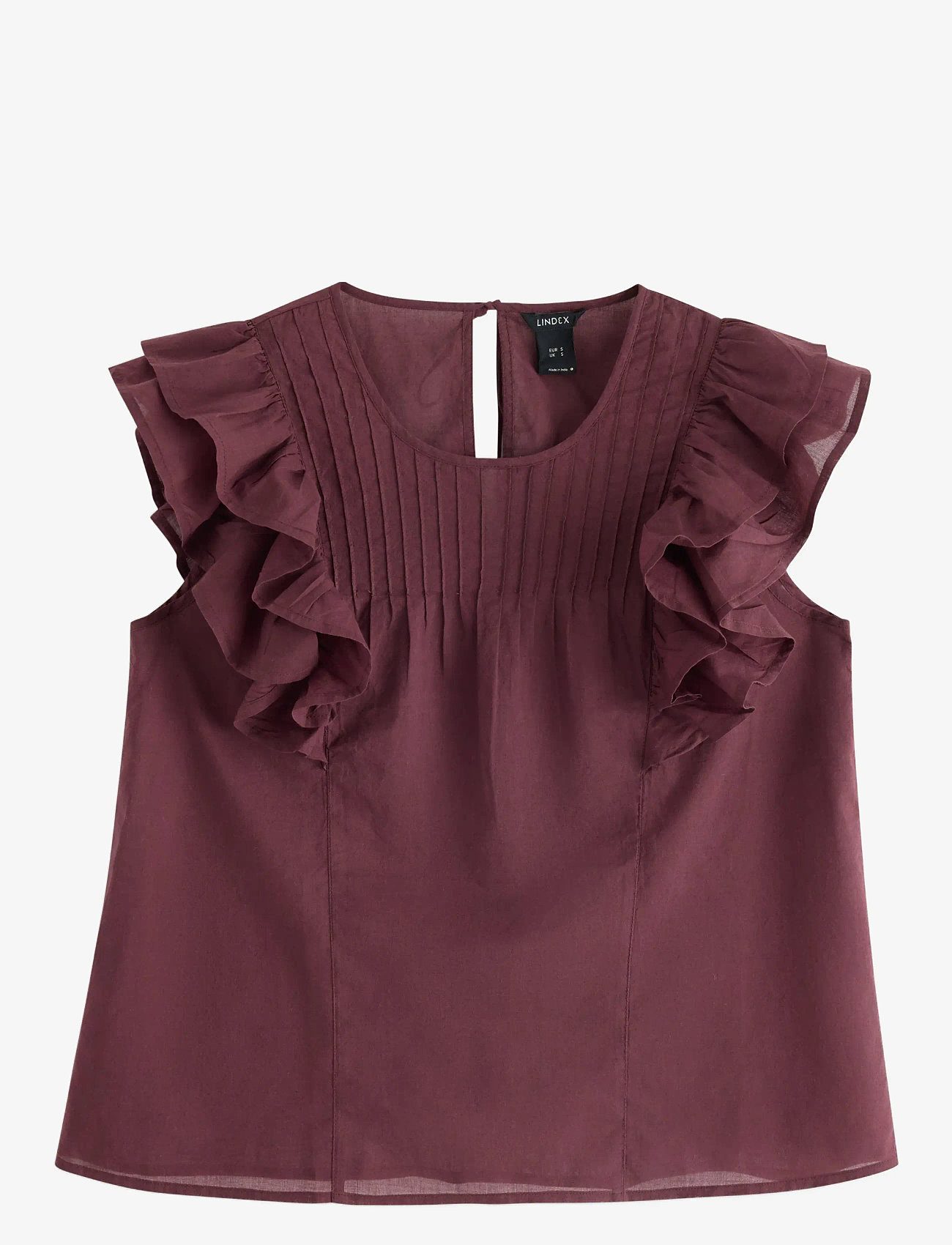 Lindex - Blouse Carrie - Ærmeløse bluser - dark red - 1