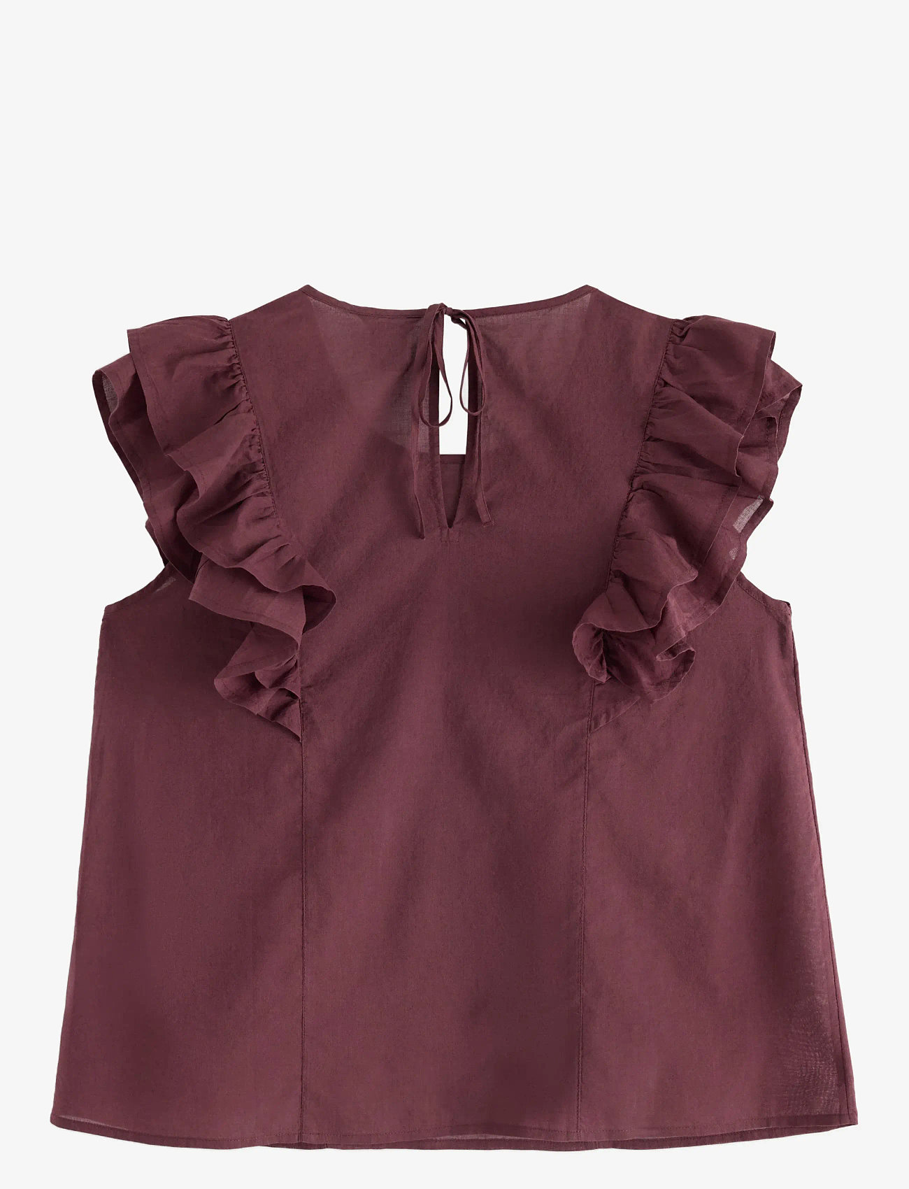 Lindex - Blouse Carrie - Ærmeløse bluser - dark red - 2
