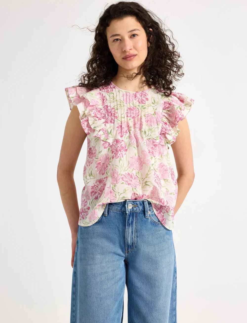 Lindex - Blouse Carrie - Ærmeløse bluser - light beige - 0