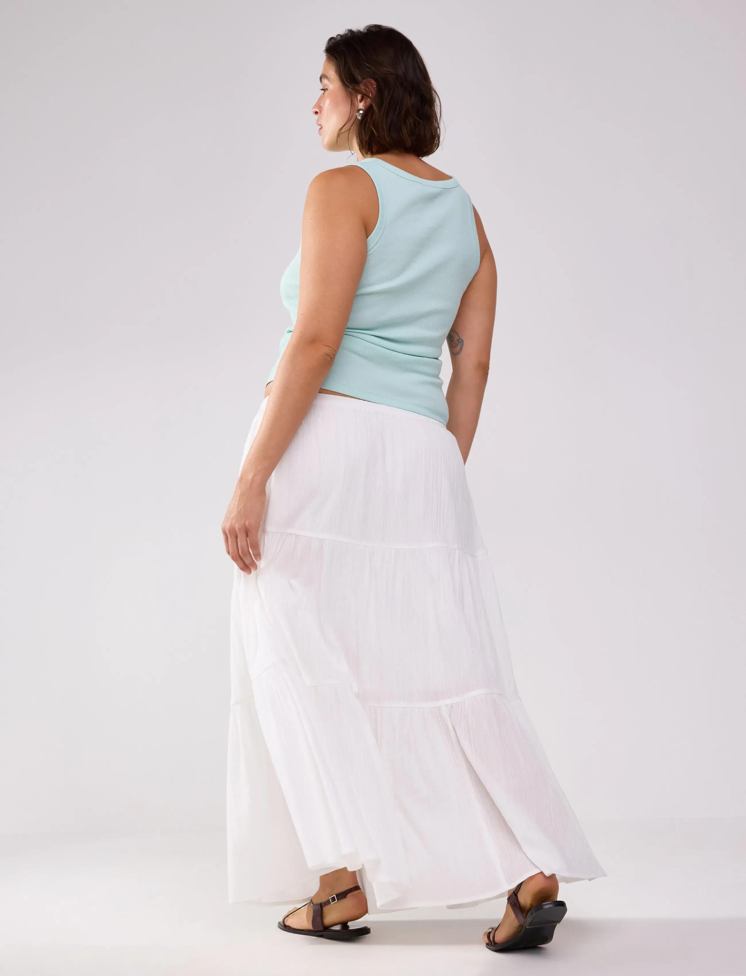 Lindex - Skirt Zanna - light white - 3
