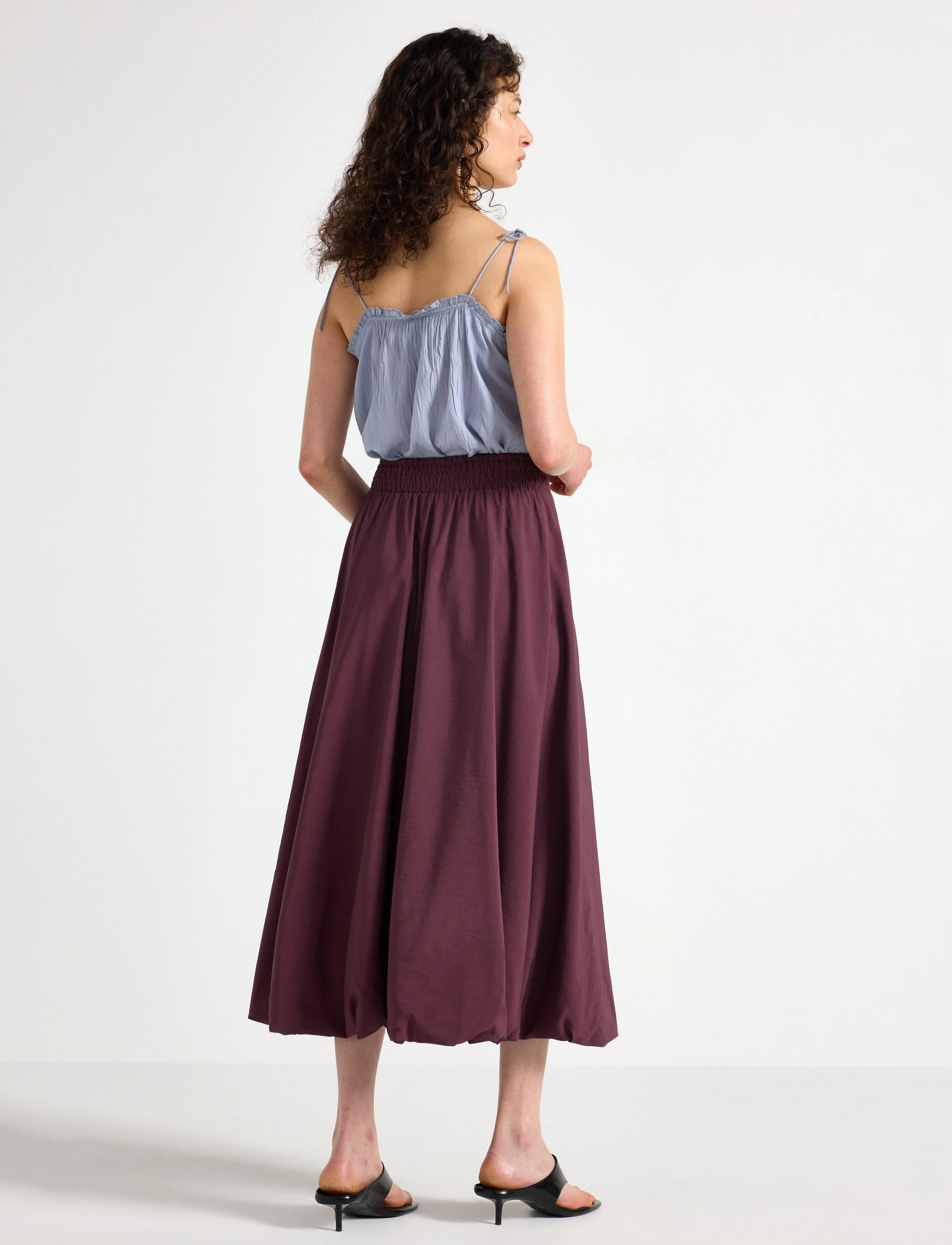 Lindex - Skirt Blenda - dark red - 3