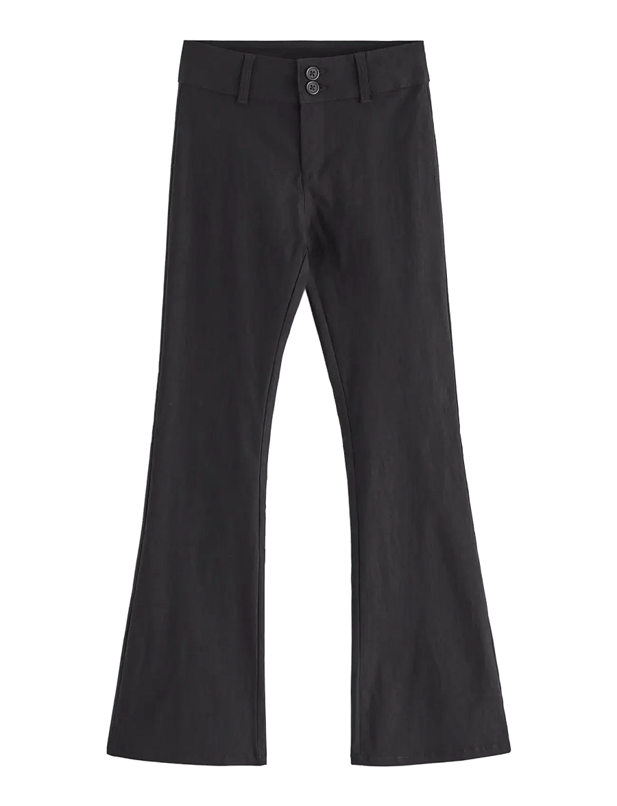 Lindex - Trouser Y2K - einkaufen nach alter von - black - 1