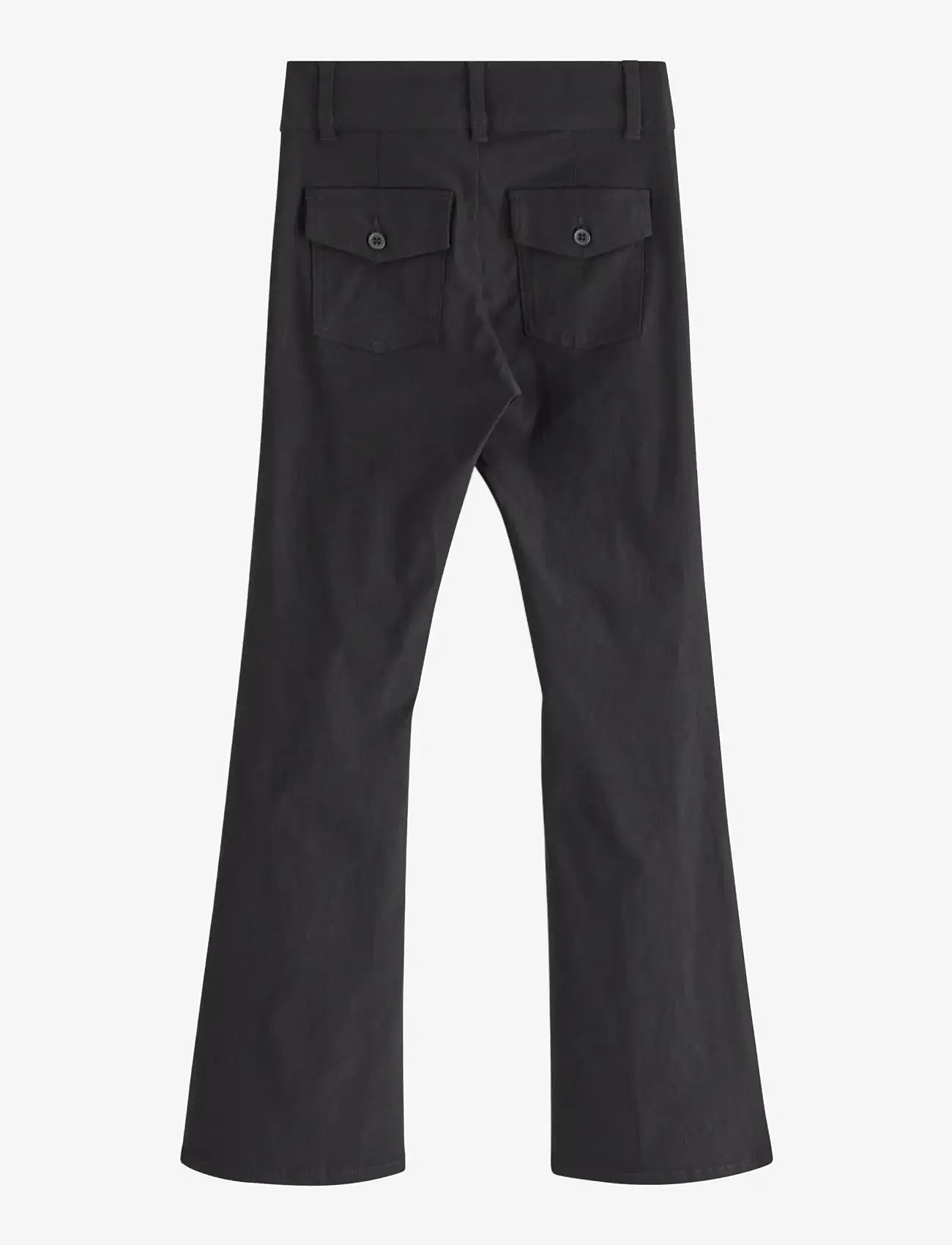 Lindex - Trouser Y2K - byxor - black - 2