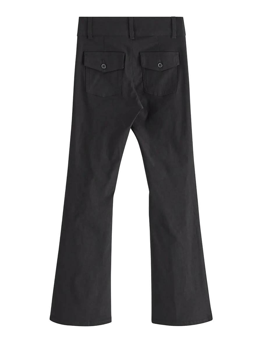 Lindex - Trouser Y2K - einkaufen nach alter von - black - 2