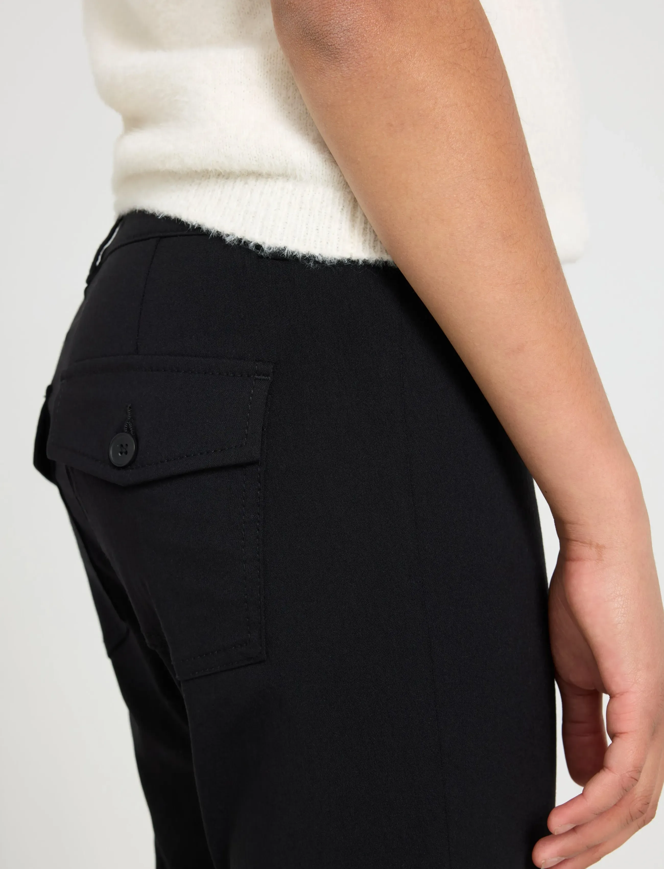 Lindex - Trouser Y2K - die niedrigsten preise - black - 4