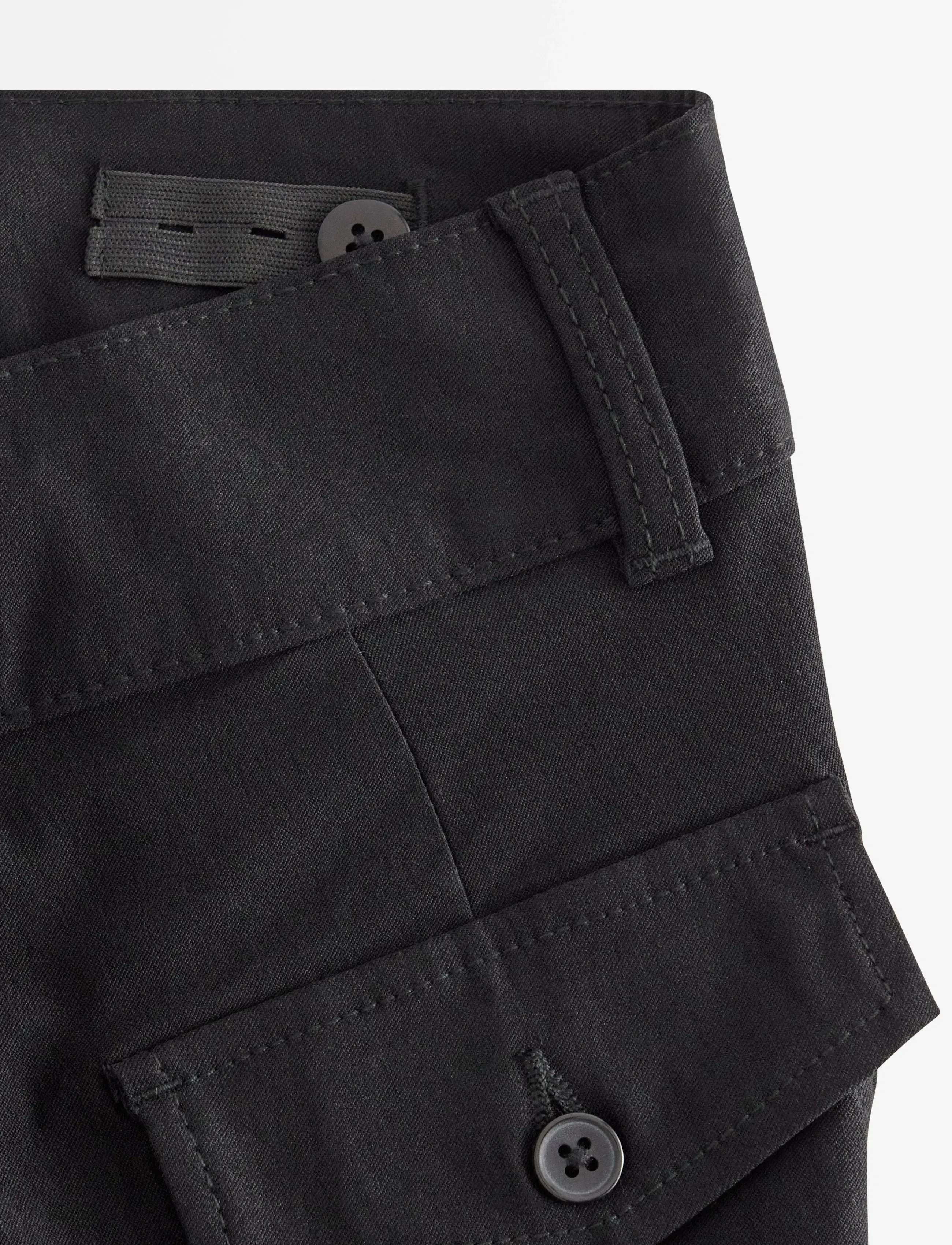 Lindex - Trouser Y2K - die niedrigsten preise - black - 5