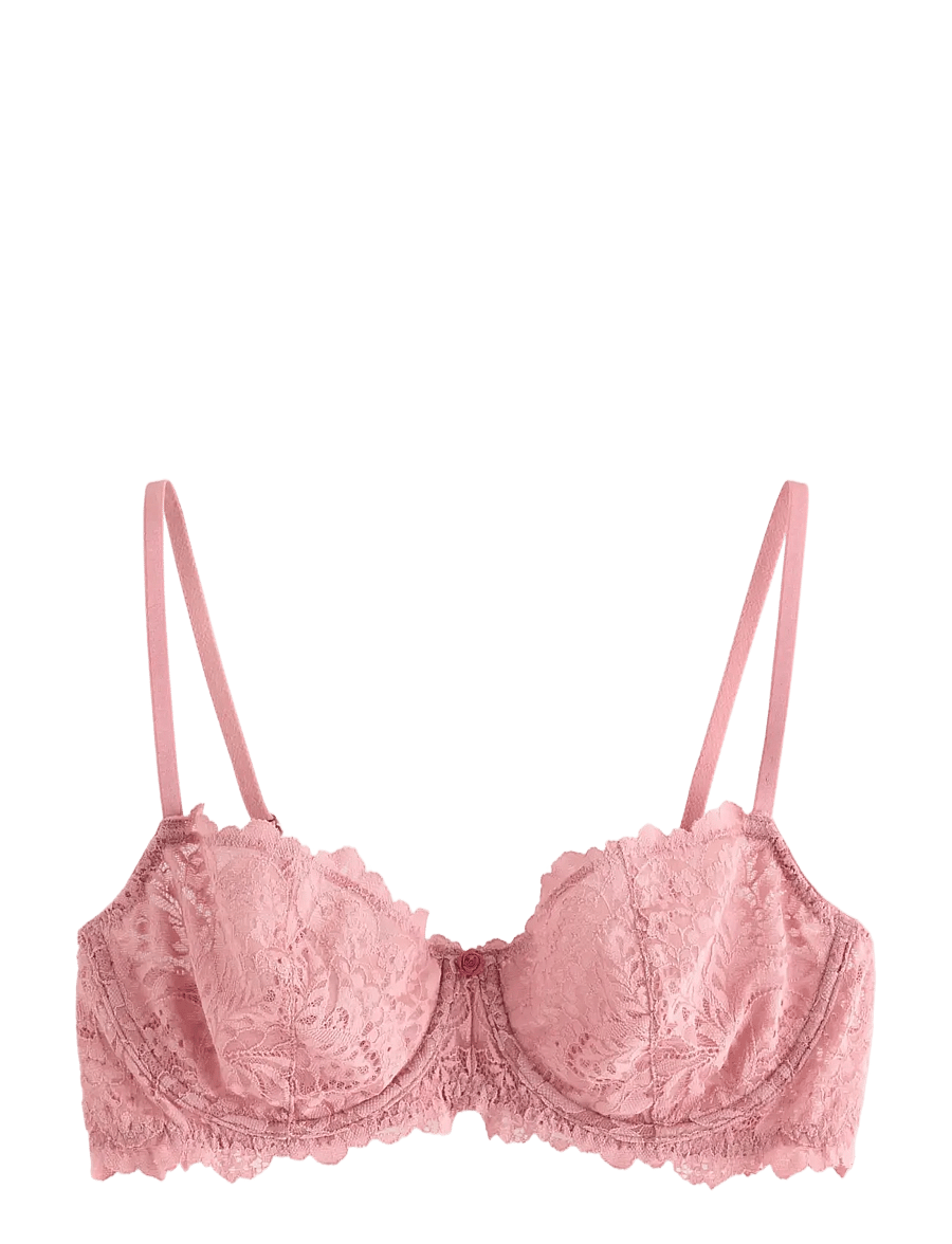 Lindex - ella m – Senna Unpadded bra - dark dusty pink - 1