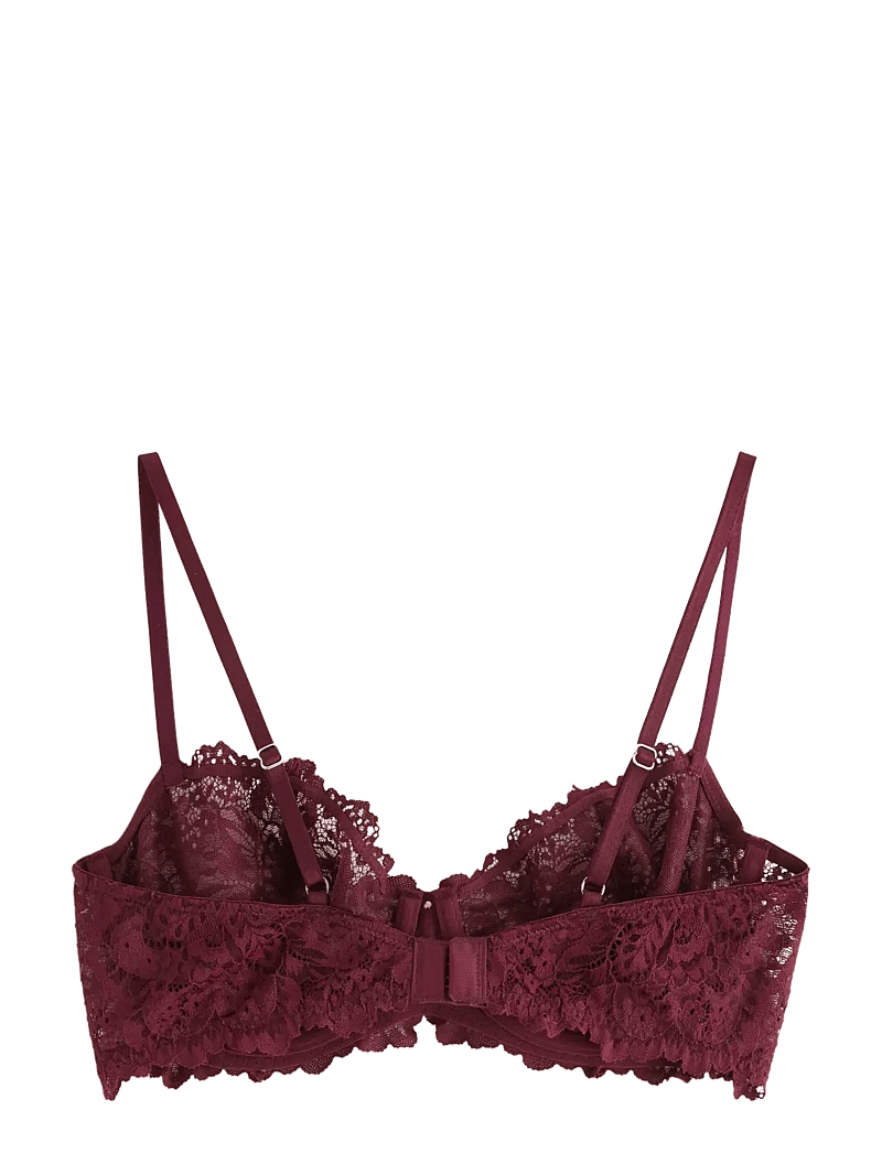 Lindex - Bra Senna Lydia - madalaimad hinnad - dark dusty red - 1