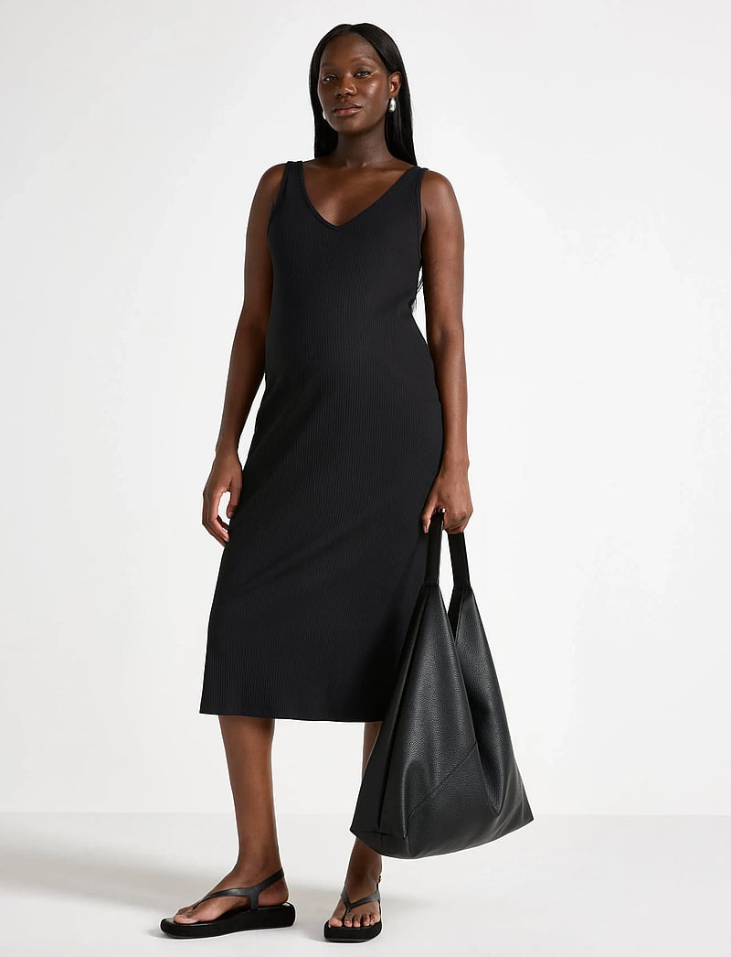 Lindex - Dress Yael MOM - slipklänningar - black - 0