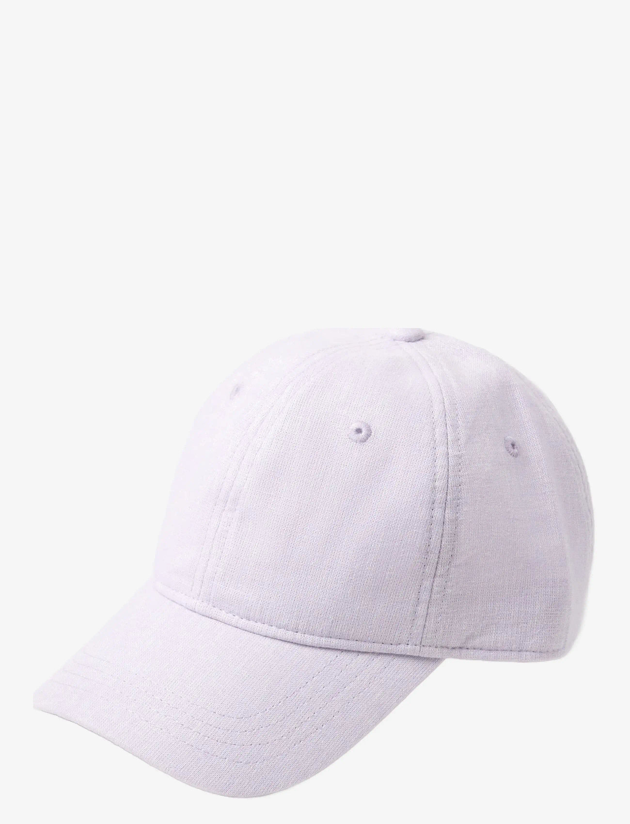 Lindex - Cap roundpeak linen - accessories - light dusty lilac - 0