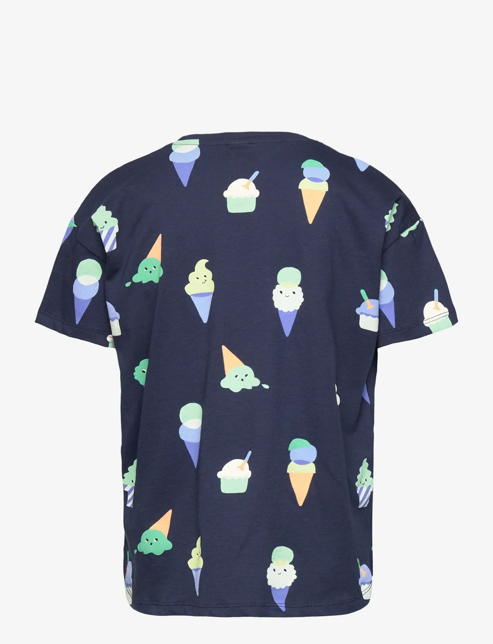 Lindex - Top SS Icecream - lühikeste varrukatega t-särgid - dark blue - 2