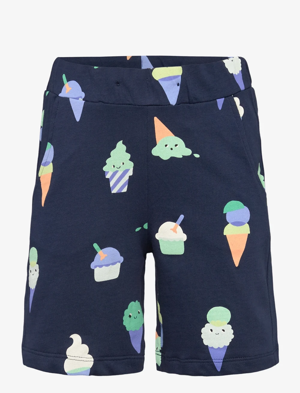 Lindex - Shorts Icecream - sweatshorts - dark blue - 0