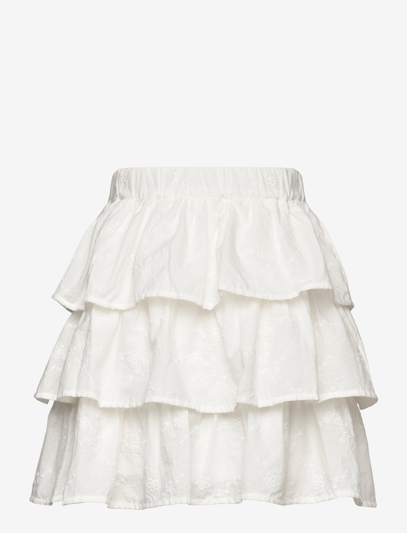 Lindex - Skirt flounces AO embroded - midi-röcke - light dusty white - 2