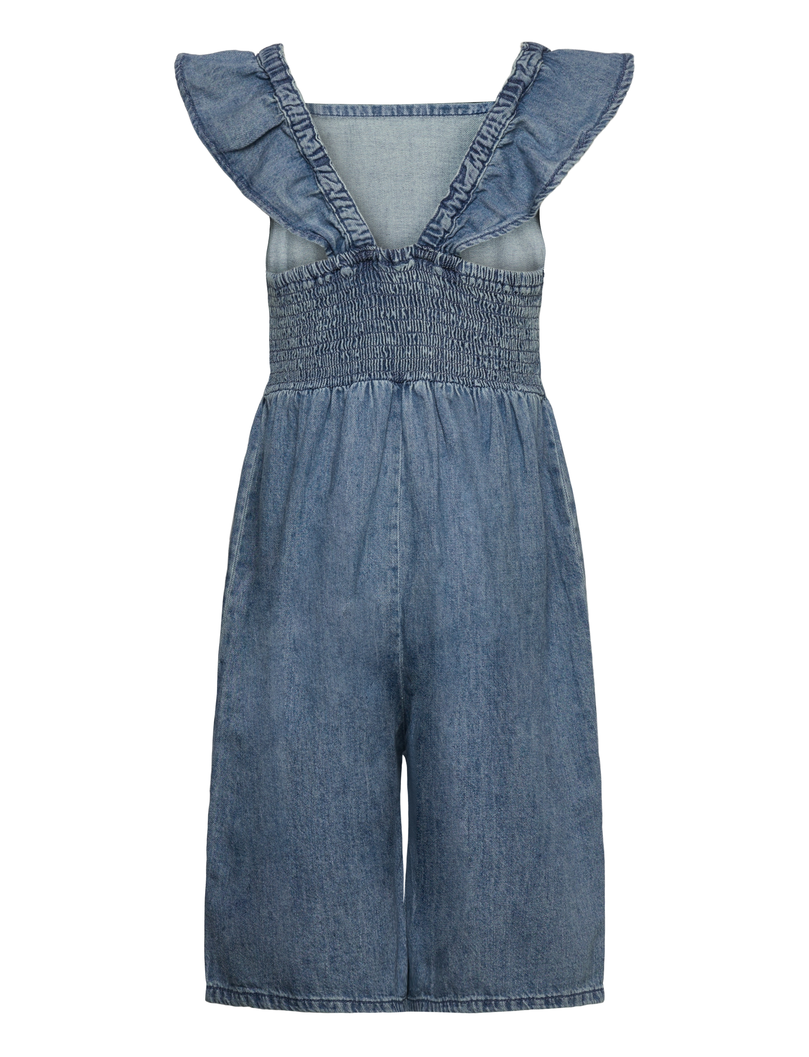 Lindex - Playsuit denim summer - denim blue - 2