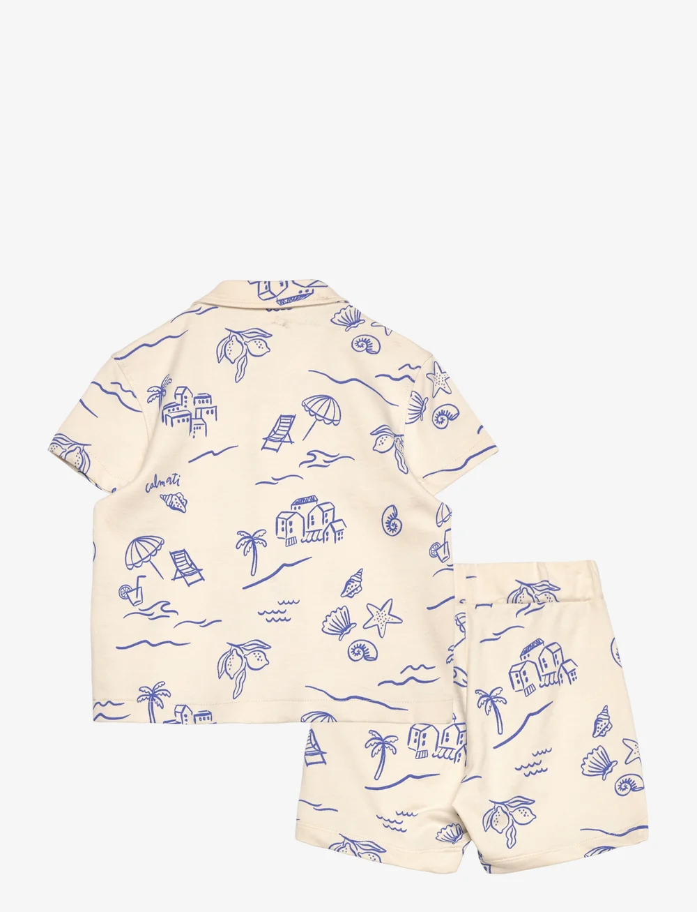 Lindex - Set Shirt Shorts Vacay - setit, joissa lyhythihainen t-paita - light beige - 2