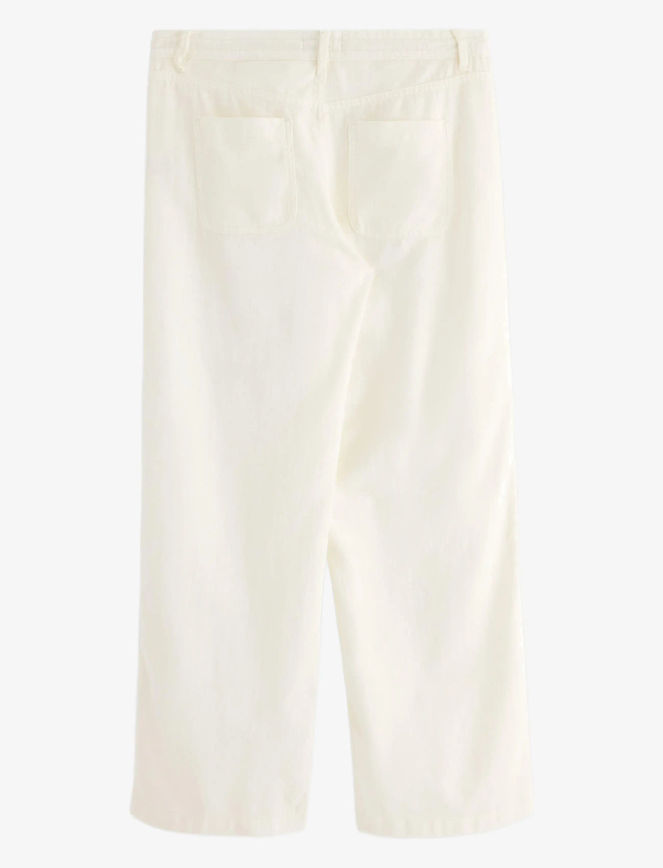 Lindex - Trousers Elle - laveste priser - off white - 1