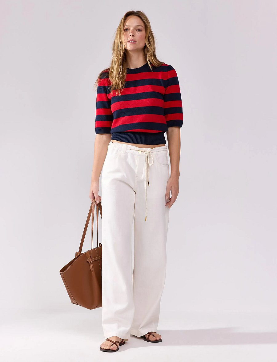 Lindex - Trousers Elle - chino bikses - off white - 0