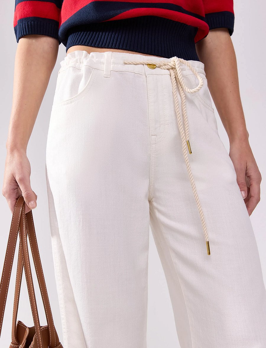 Lindex - Trousers Elle - chino bikses - off white - 4