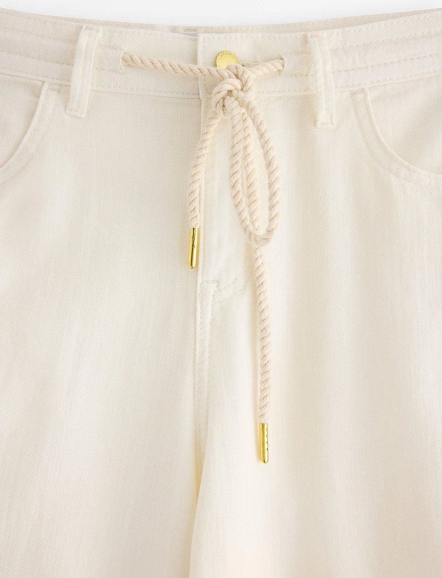Lindex - Trousers Elle - chino bikses - off white - 5