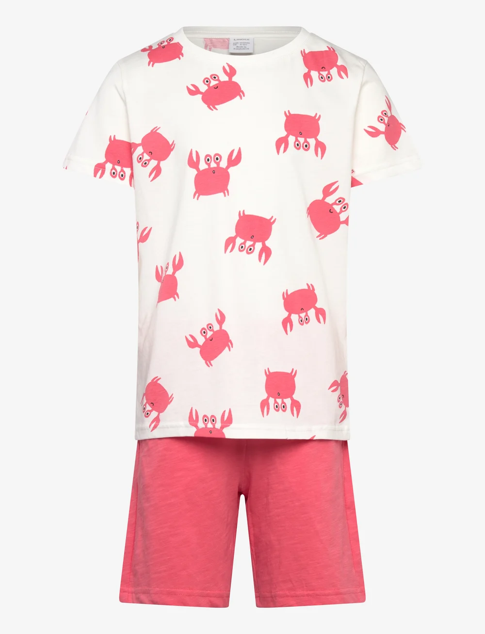 Lindex - Set top SS AOP shorts - lühikeste varrukatega t-särkide komplektid - light dusty white - 0