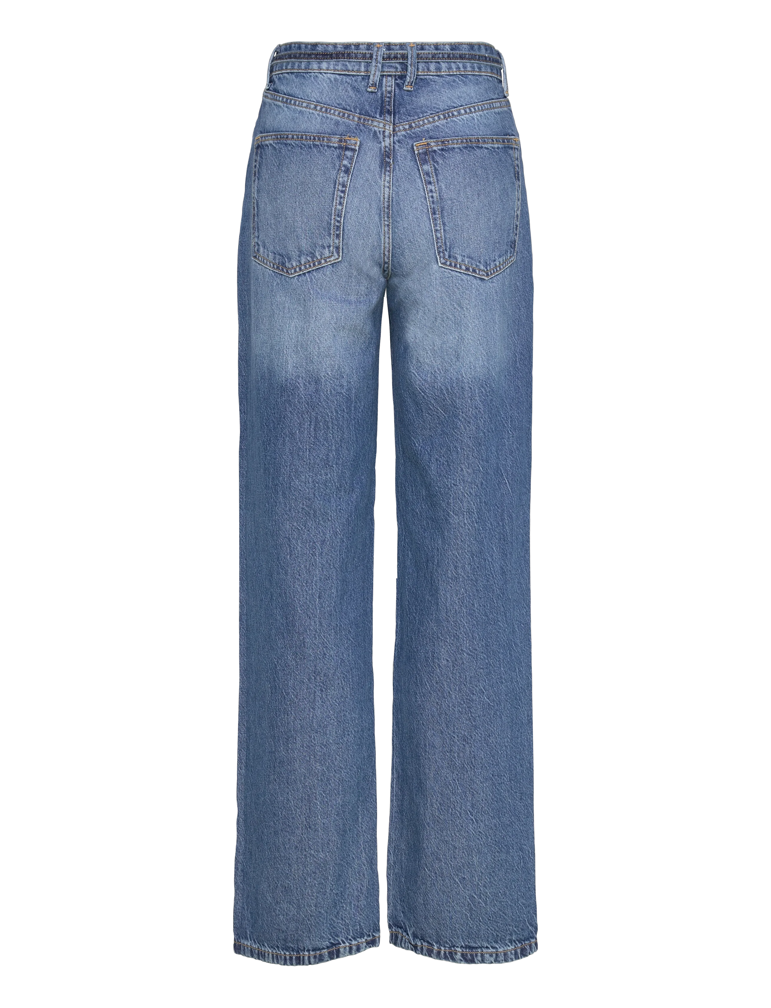 Lindex - WIDE Peggy jeans with mid waist - denim blue - 2