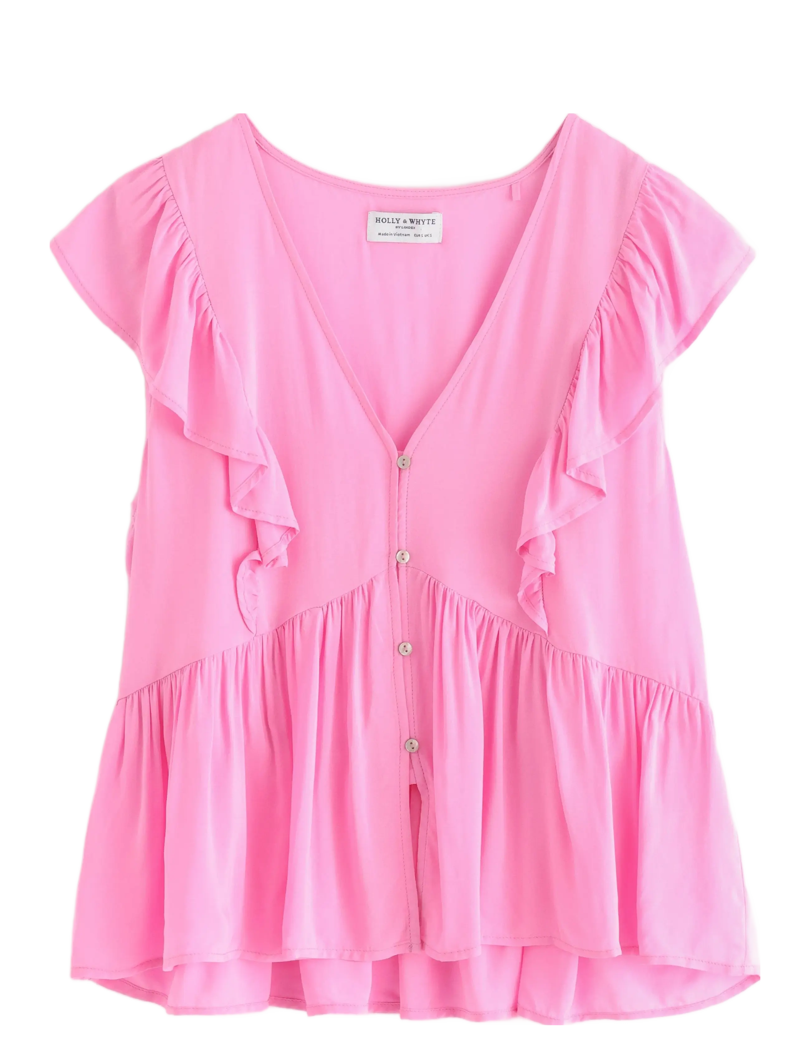 Lindex Blouse Cassi, S, Blouses, Rosa - Sleeveless, Frauen