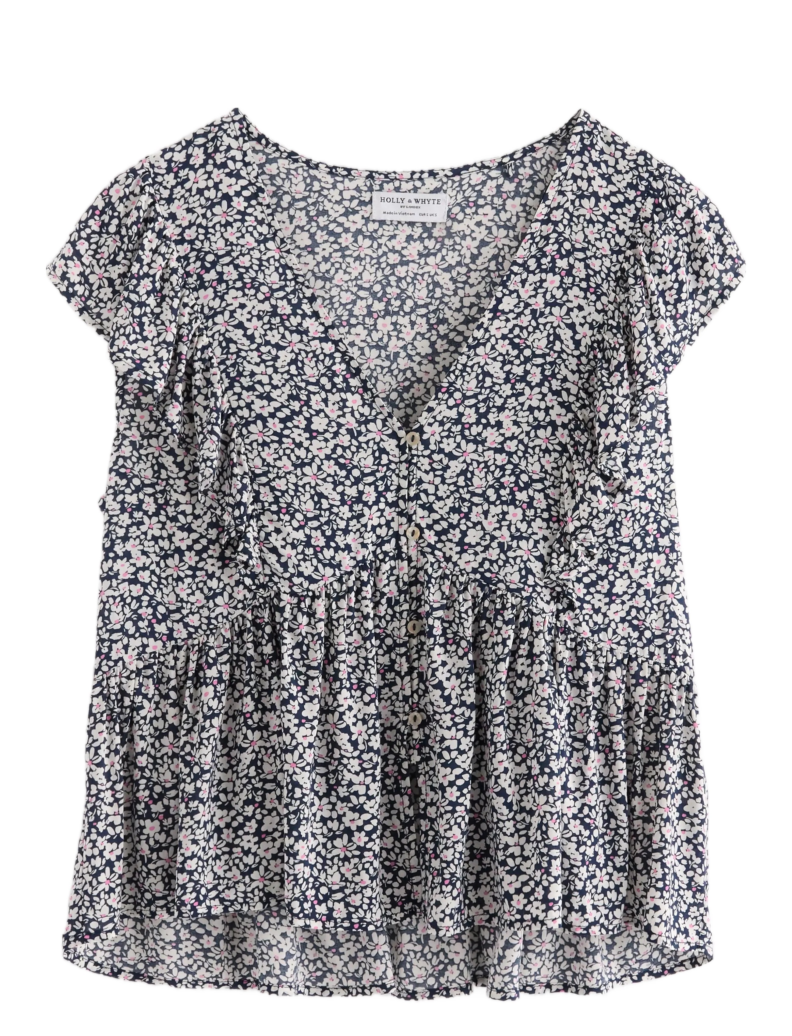 Lindex Blouse Cassi, XS, Blouses, Mehrfarbig/gemustert - Sleeveless, Frauen