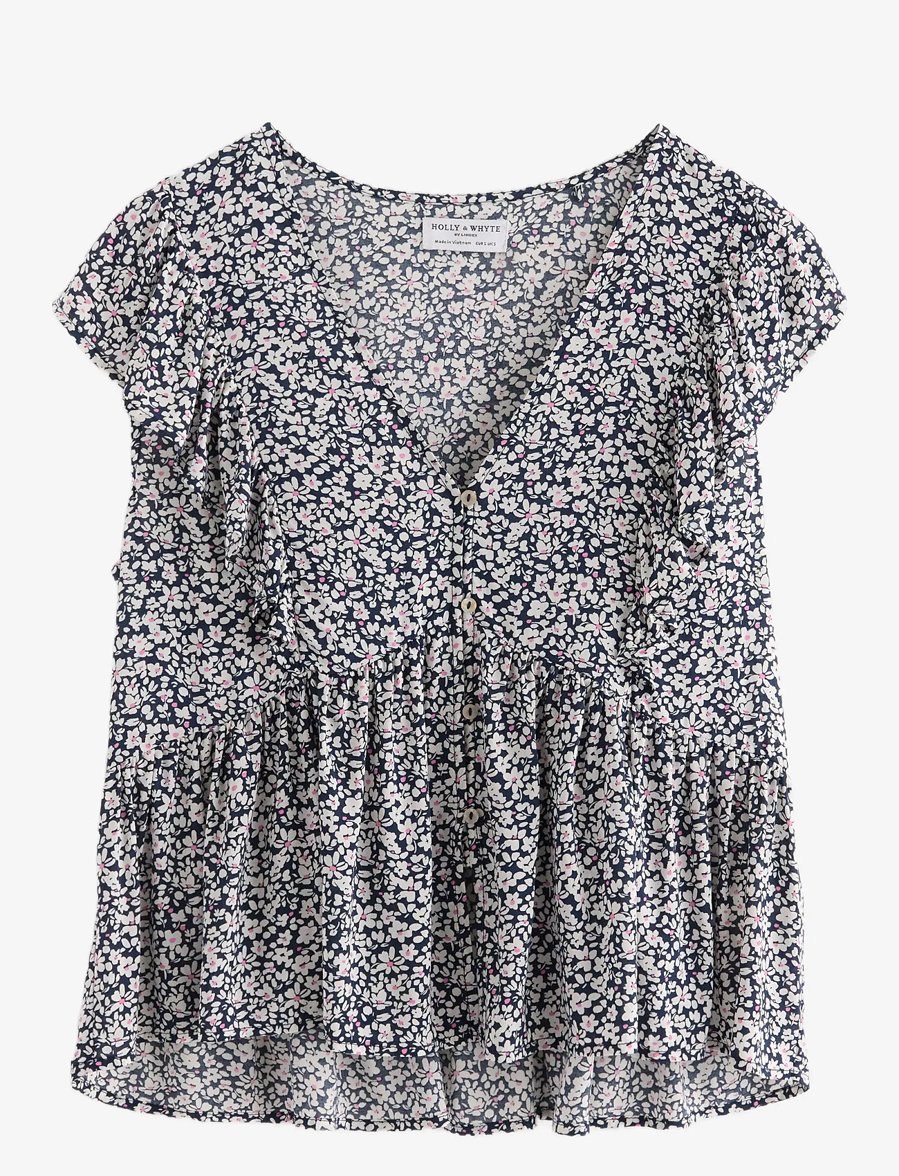 Lindex - Blouse Cassi - Ärmellose blusen - navy - 0