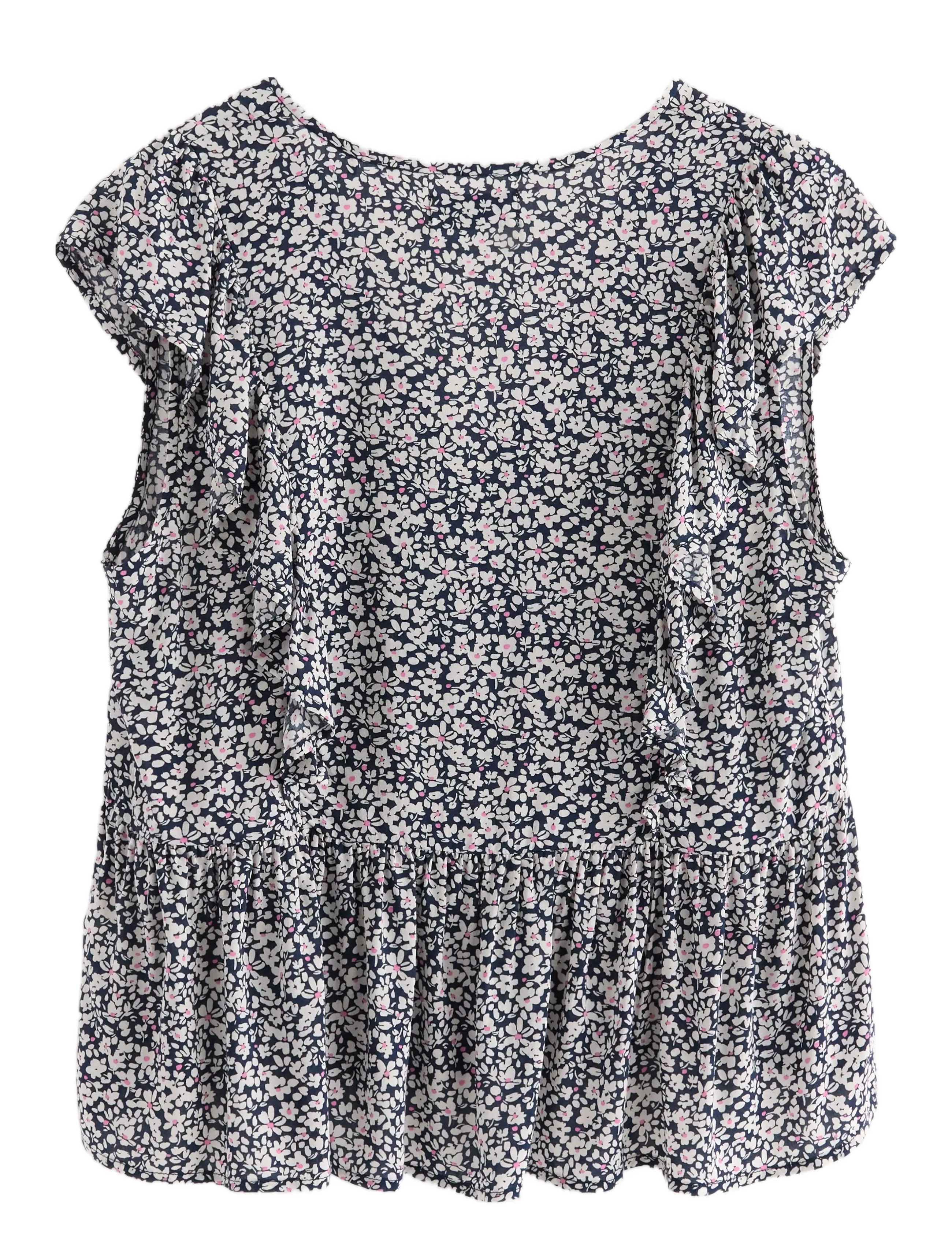 Lindex - Blouse Cassi - Ärmellose blusen - navy - 1