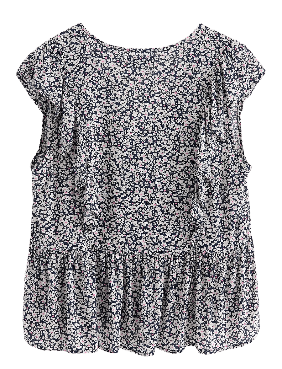 Lindex - Blouse Cassi - Ärmellose blusen - navy - 1