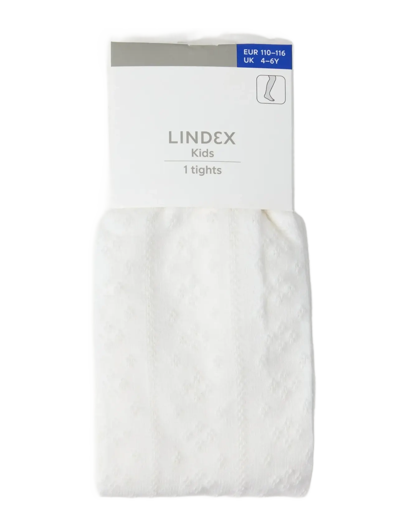 Lindex - Tights in pointelle - letnie okazje - light dusty white - 1