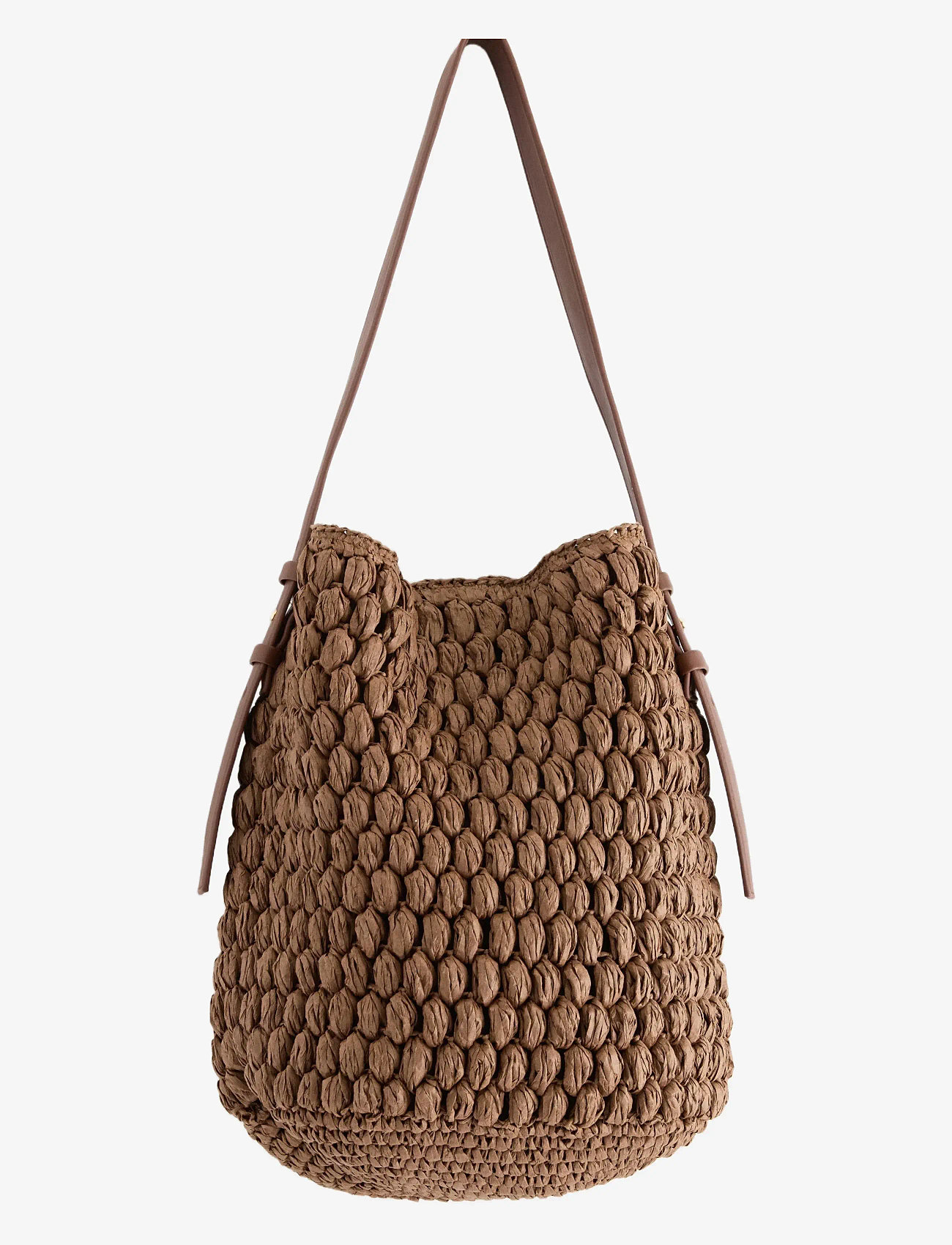 Lindex - Bag straw Vanessa - mode trends - brown - 1