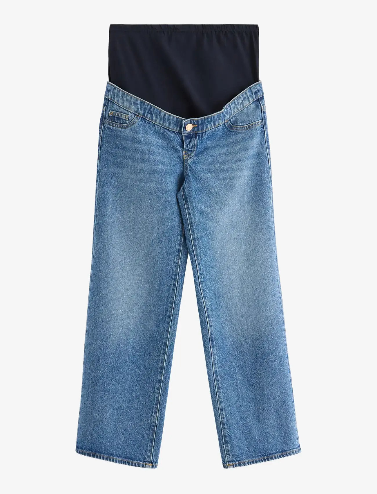 Lindex - MOM WIDE Hanna cropped maternity jeans - light denim - 1
