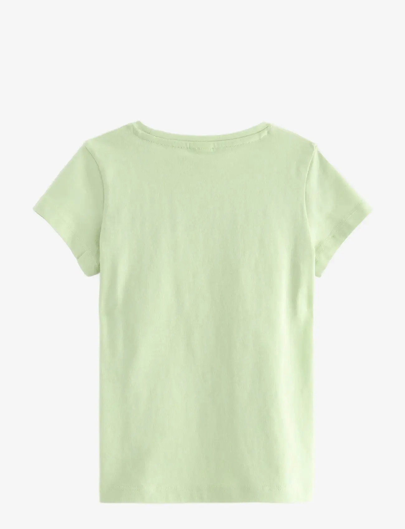 Lindex - Top ss placement print icecrea - light green - 1