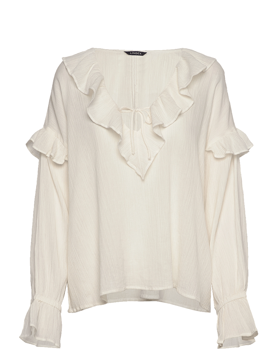 Lindex - Blouse Sindry - langärmelige blusen - off white - 0